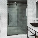Elan E-Class 76" High x 72" Wide Sliding Frameless Shower Door with Clear Glass - image 1
