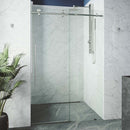 Elan E-Class 76" High x 60" Wide Sliding Frameless Shower Door with Clear Glass - image 1