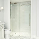 Elan E-Class 76" High x 68" Wide Sliding Frameless Shower Door with Clear Glass - image 1