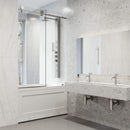 Elan Hart 66" High x 60" Wide x 2-3/4" Deep Sliding Frameless Shower Enclosure with Clear Glass - image 15