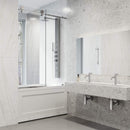 Elan Hart 66" High x 60" Wide x 2-3/4" Deep Sliding Frameless Shower Enclosure with Clear Glass - image 25