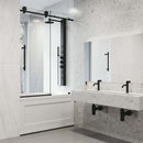 Elan Hart 66" High x 60" Wide x 2-3/4" Deep Sliding Frameless Shower Enclosure with Clear Glass - image 6