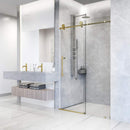 Elan Hart 76" High x 60" Wide Sliding Frameless Shower Door with Clear Glass - image 23