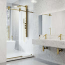 Elan Hart 76" High x 60" Wide Sliding Frameless Shower Door with Clear Glass - image 24