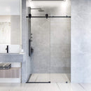Elan Hart 76" High x 72" Wide Sliding Frameless Shower Door with Clear Glass - image 2