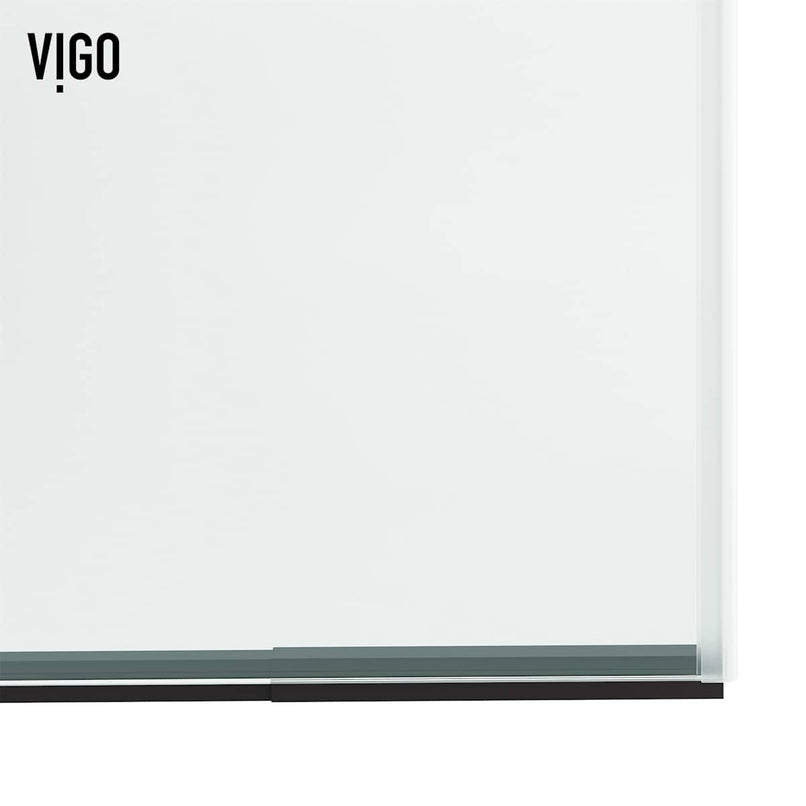 Houston 66" High x 60" Wide Sliding Frameless Tub Door with Clear Glass - image 15
