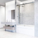 Houston 66" High x 60" Wide Sliding Frameless Tub Door with Clear Glass - image 19