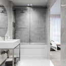 Houston 66" High x 60" Wide Sliding Frameless Tub Door with Clear Glass - image 27