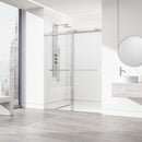 Houston 76" High x 60" Wide Sliding Frameless Shower Door with Clear Glass - image 5