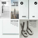 Houston 76" High x 60" Wide Sliding Frameless Shower Door with Clear Glass - image 6