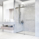 Houston 76" High x 60" Wide Sliding Frameless Shower Door with Clear Glass - image 8