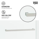 Houston 76" High x 60" Wide Sliding Frameless Shower Door with Clear Glass - image 11