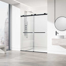 Houston 76" High x 60" Wide Sliding Frameless Shower Door with Clear Glass - image 23
