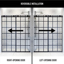 Houston 76" High x 60" Wide Sliding Frameless Shower Door with Clear Glass - image 4