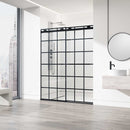Houston 76" High x 60" Wide Sliding Frameless Shower Door with Clear Glass - image 5