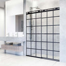 Houston 76" High x 60" Wide Sliding Frameless Shower Door with Clear Glass - image 8
