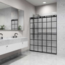 Houston 76" High x 60" Wide Sliding Frameless Shower Door with Clear Glass - image 9