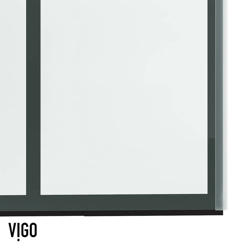 Houston 76" High x 60" Wide Sliding Frameless Shower Door with Clear Glass - image 15