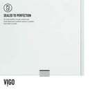 Elan 74" High x 68" Wide Sliding Frameless Shower Door with Clear Glass - image 14