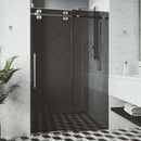 Elan 74" High x 60" Wide Sliding Frameless Shower Door with Tinted Glass - image 7