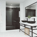 Elan 74" High x 60" Wide Sliding Frameless Shower Door with Tinted Glass - image 23