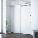 Elan 74" High x 60" Wide Sliding Frameless Shower Door with Frosted Glass - image 1