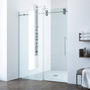 Elan 74" High x 48" Wide Sliding Frameless Shower Door with Clear Glass - image 2