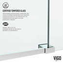 Elan 74" High x 48" Wide Sliding Frameless Shower Door with Clear Glass - image 10