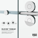 Elan 74" High x 48" Wide Sliding Frameless Shower Door with Clear Glass - image 12