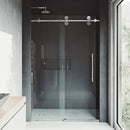 Elan 74" High x 56" Wide Sliding Frameless Shower Door with Clear Glass - image 25