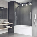 Elan 66" High x 60" Wide Sliding Frameless Tub Door with Clear Glass - image 15