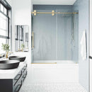 Elan 66" High x 60" Wide Sliding Frameless Tub Door with Clear Glass - image 22