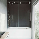 Elan 66" High x 60" Wide Sliding Frameless Tub Door with Clear Glass - image 23
