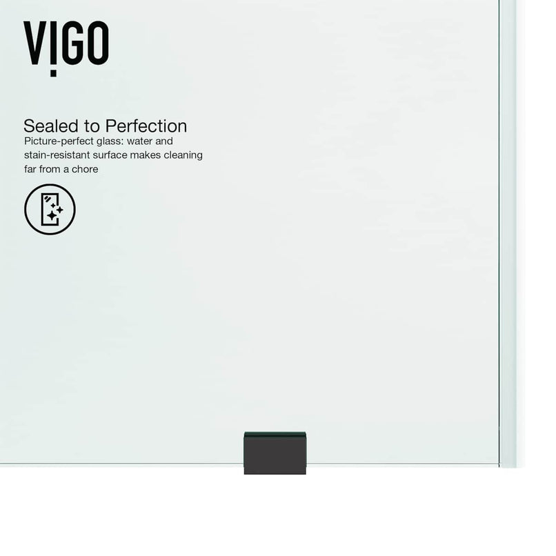 Elan 74" High x 64" Wide Sliding Frameless Shower Door with Clear Glass - image 13