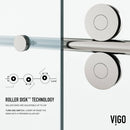 Elan 74" High x 72" Wide Sliding Frameless Shower Door with Clear Glass - image 12