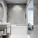 Elan 66" High x 60" Wide Sliding Frameless Tub Door with Clear Glass - image 7