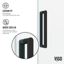 Elan 66" High x 60" Wide Sliding Frameless Tub Door with Clear Glass - image 8