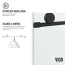 Elan 66" High x 60" Wide Sliding Frameless Tub Door with Clear Glass - image 9