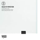 Elan 66" High x 60" Wide Sliding Frameless Tub Door with Clear Glass - image 12