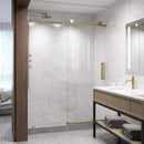 Elan 76" High x 60" Wide Sliding Frameless Shower Door with Clear Glass - image 19