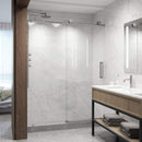 Elan 76" High x 72" Wide Sliding Frameless Shower Door with Clear Glass - image 2