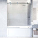Elan 66" High x 60" Wide Sliding Frameless Tub Door with Patterned Glass - image 15