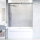 Elan 66" High x 60" Wide Sliding Frameless Tub Door with Patterned Glass - image 15