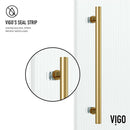 Elan 74" High x 60" Wide Sliding Frameless Shower Door with Patterned Glass - image 8