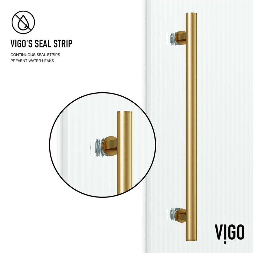 Elan 74" High x 60" Wide Sliding Frameless Shower Door with Patterned Glass - image 8