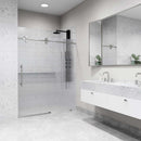 Elan 74" High x 60" Wide Sliding Frameless Shower Door with Patterned Glass - image 17