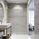 Elan 74" High x 60" Wide Sliding Frameless Shower Door with Patterned Glass - image 7