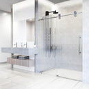 Elan 74" High x 60" Wide Sliding Frameless Shower Door with Patterned Glass - image 16