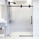 Elan 74" High x 60" Wide Sliding Frameless Shower Door with Patterned Glass - image 19