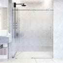 Elan 74" High x 72" Wide Sliding Frameless Shower Door with Patterned Glass - image 15